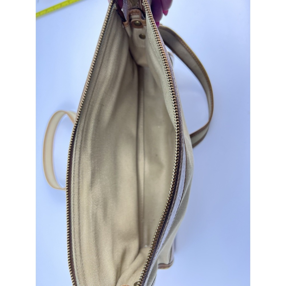 Vintage Ghurka No 10 The Envoy Canvas Leather Shoulder Bag Marley Hodgson USA - Picture 9 of 9